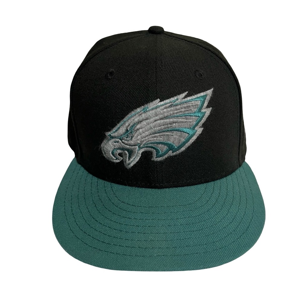 Philadelphia Eagles New Era 9FIFTY Snapback Hat Black Green NFL Cap OSFM